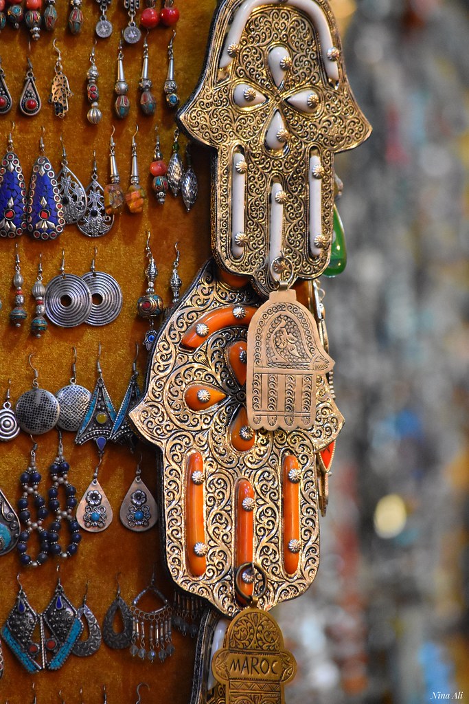 The Hand of Fatima or Hamsa in Morocco