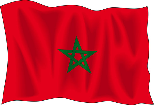 Bandiera della storia del Marocco
