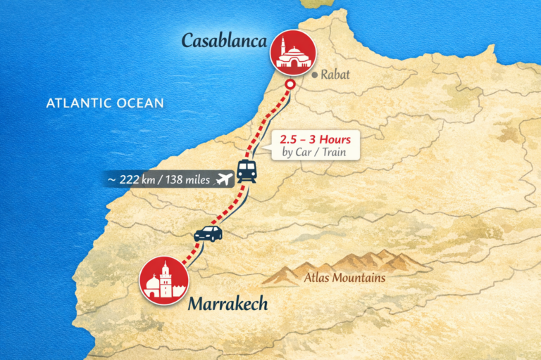 How Far Is Casablanca From Marrakech