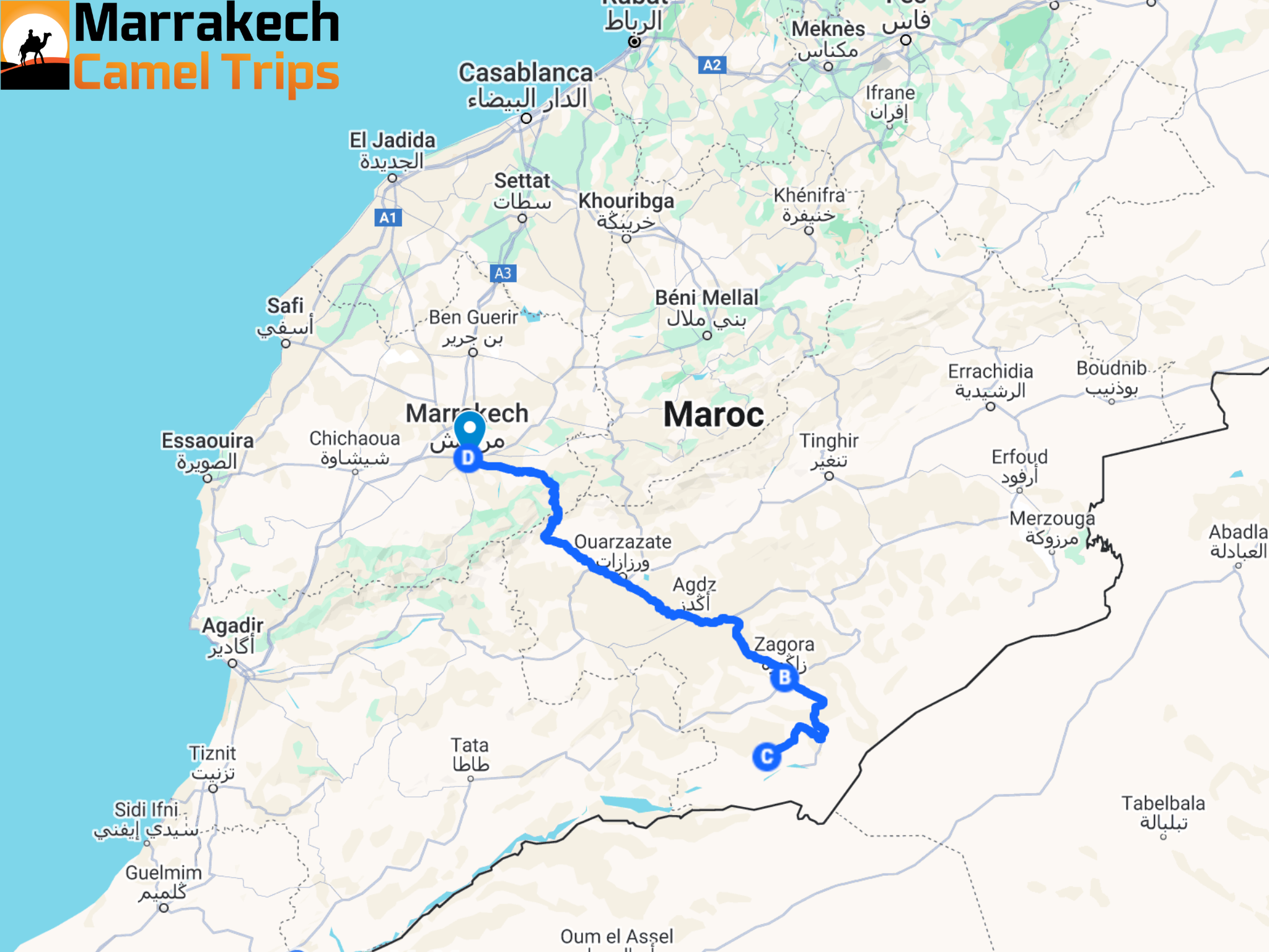 3-Day Desert Tour from Marrakech to Erg Chigaga Dunes