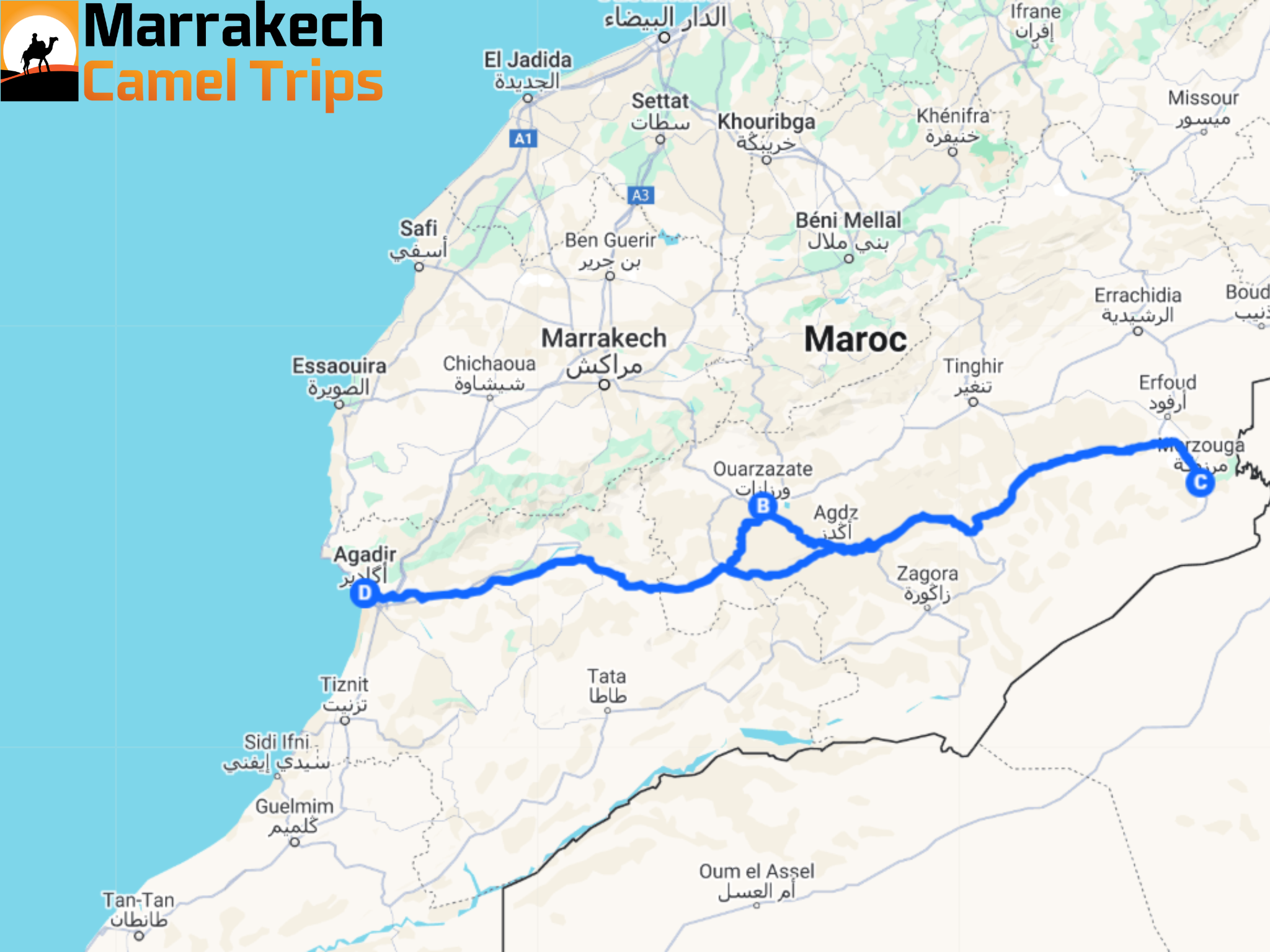 3 days tour from Agadir