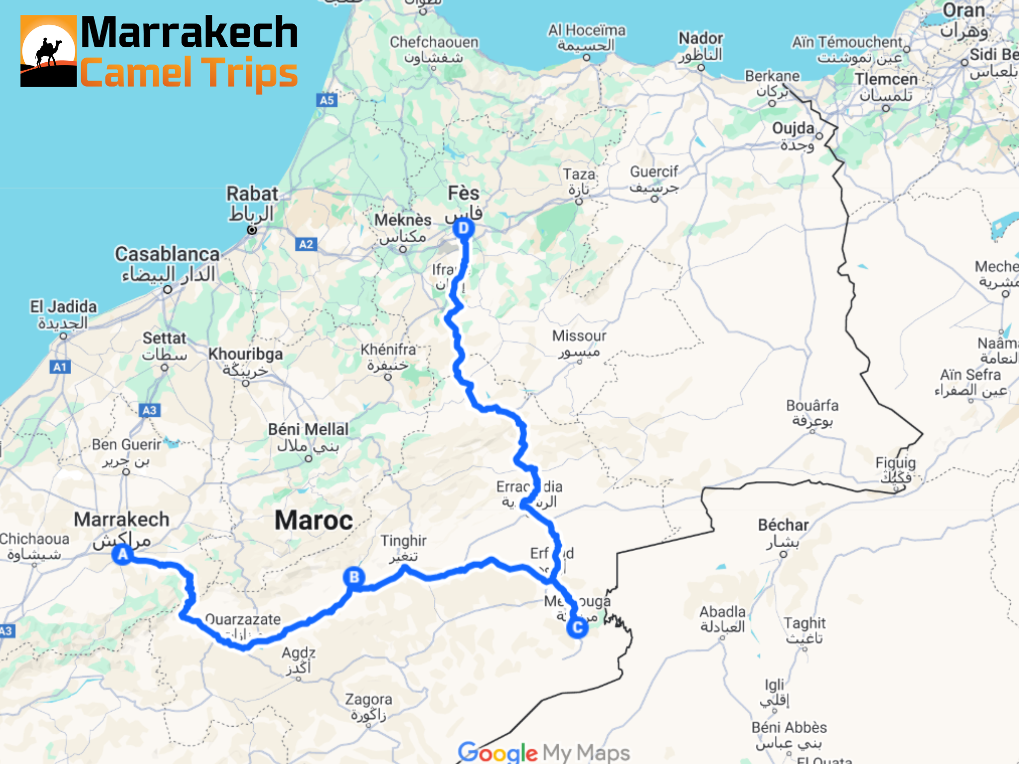 3 days tour from Marrakech to Fes