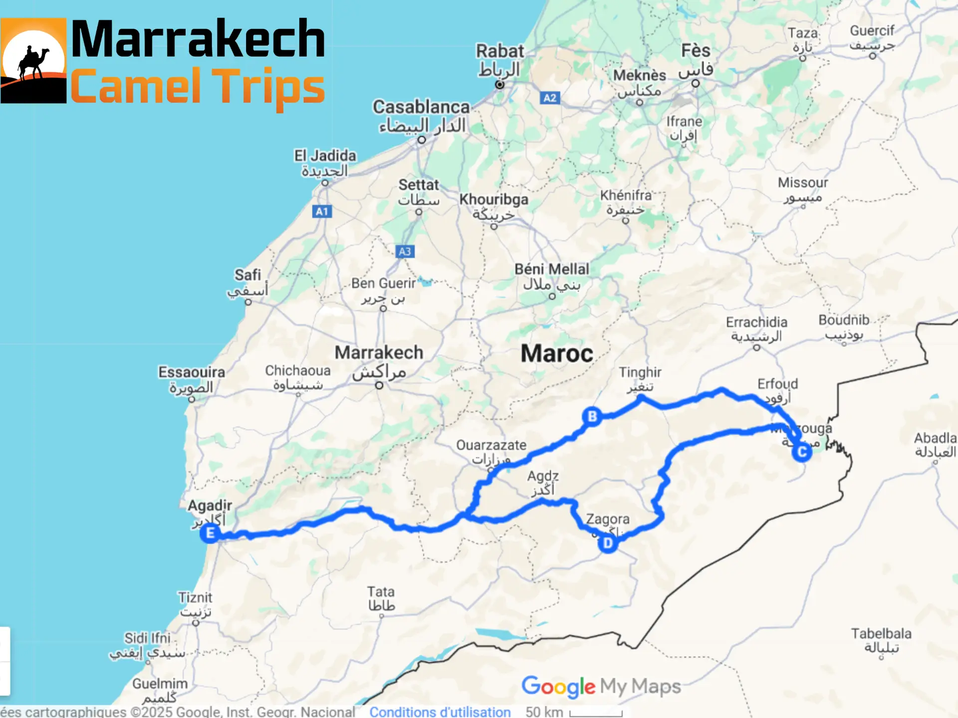 4 days tour from agadir morocco