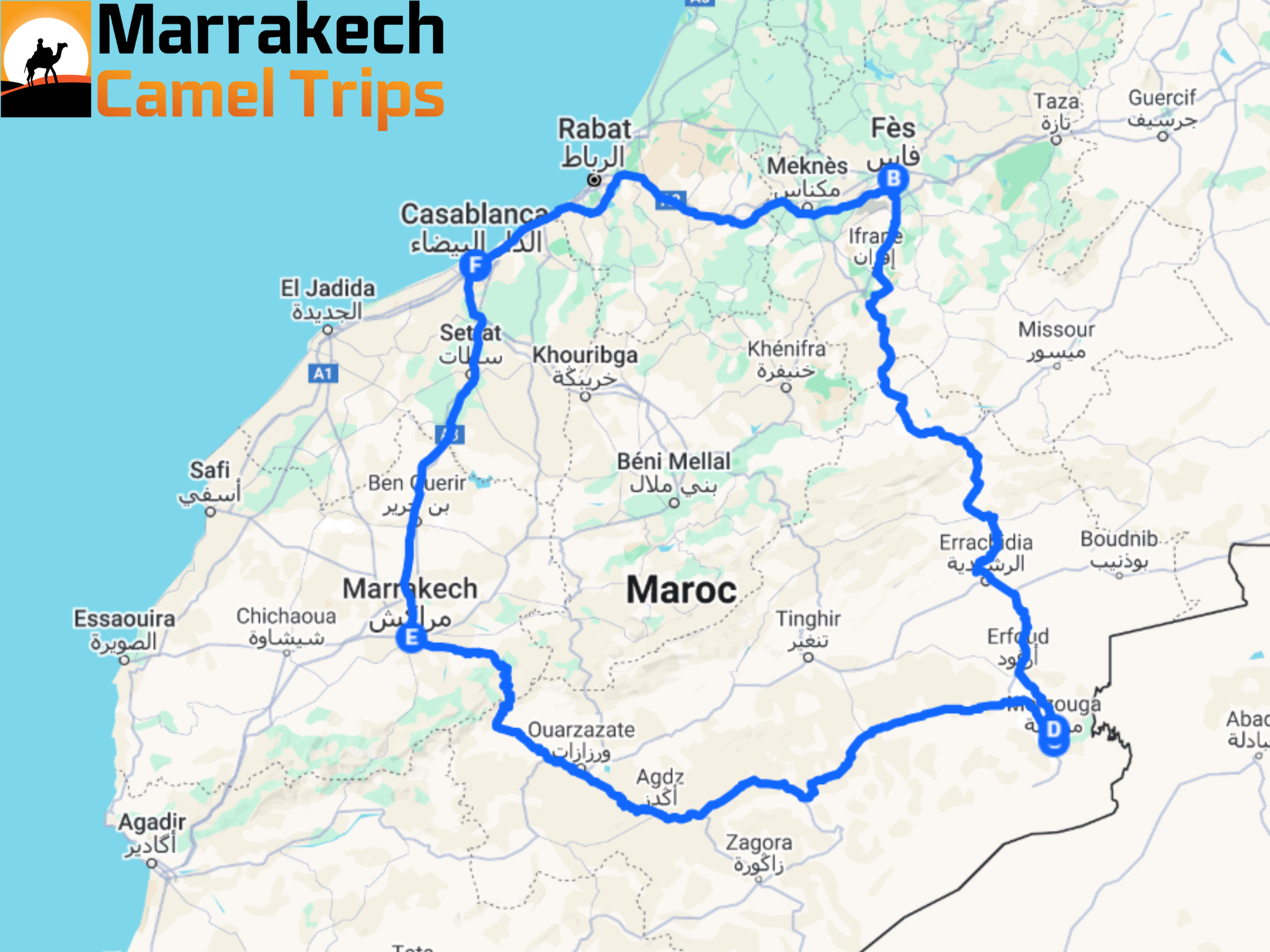 5 days tour from casablanca