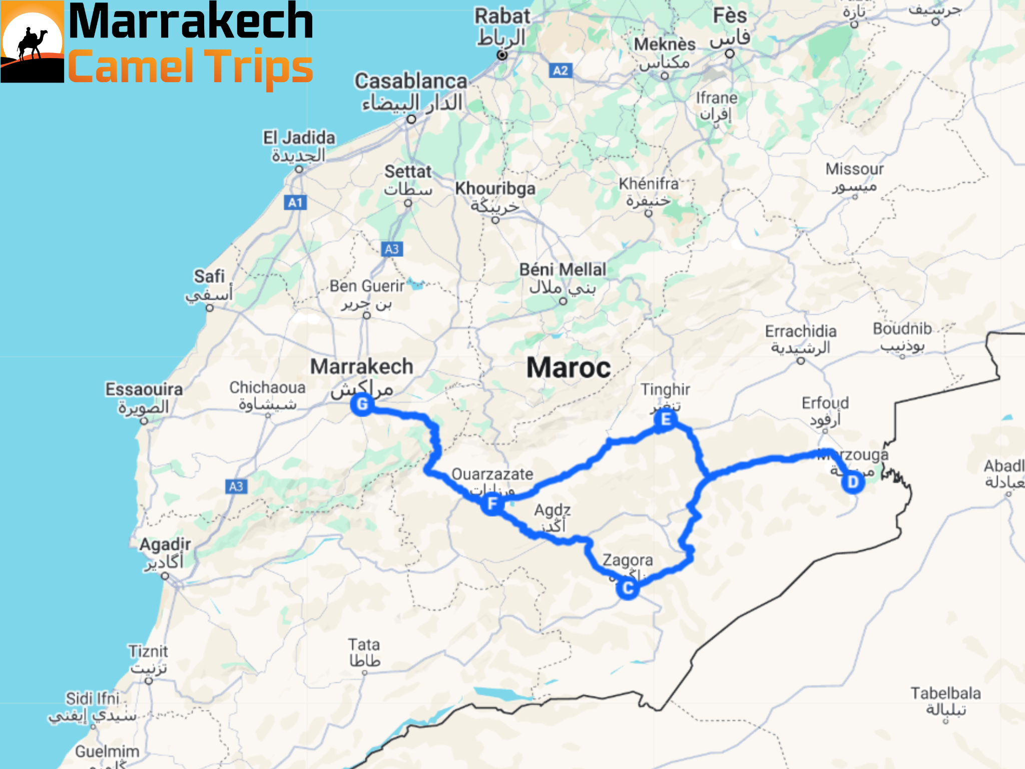 6 days tour from Marrakech to sahara desert