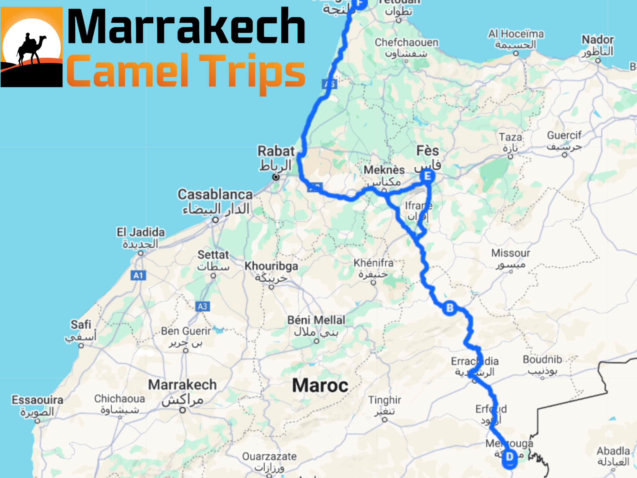6 days tour from Tangier Morocco