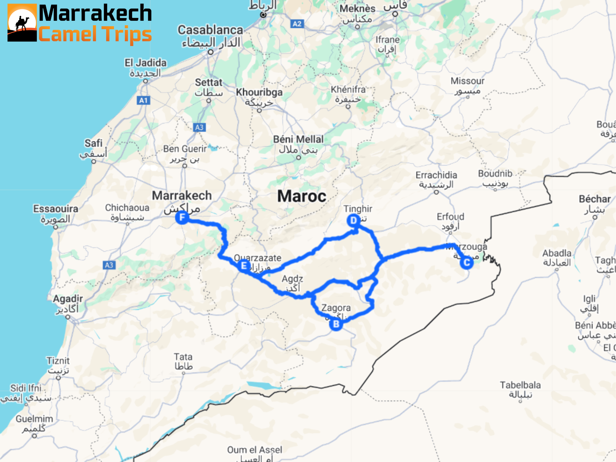 8 days tour from Marrakech
