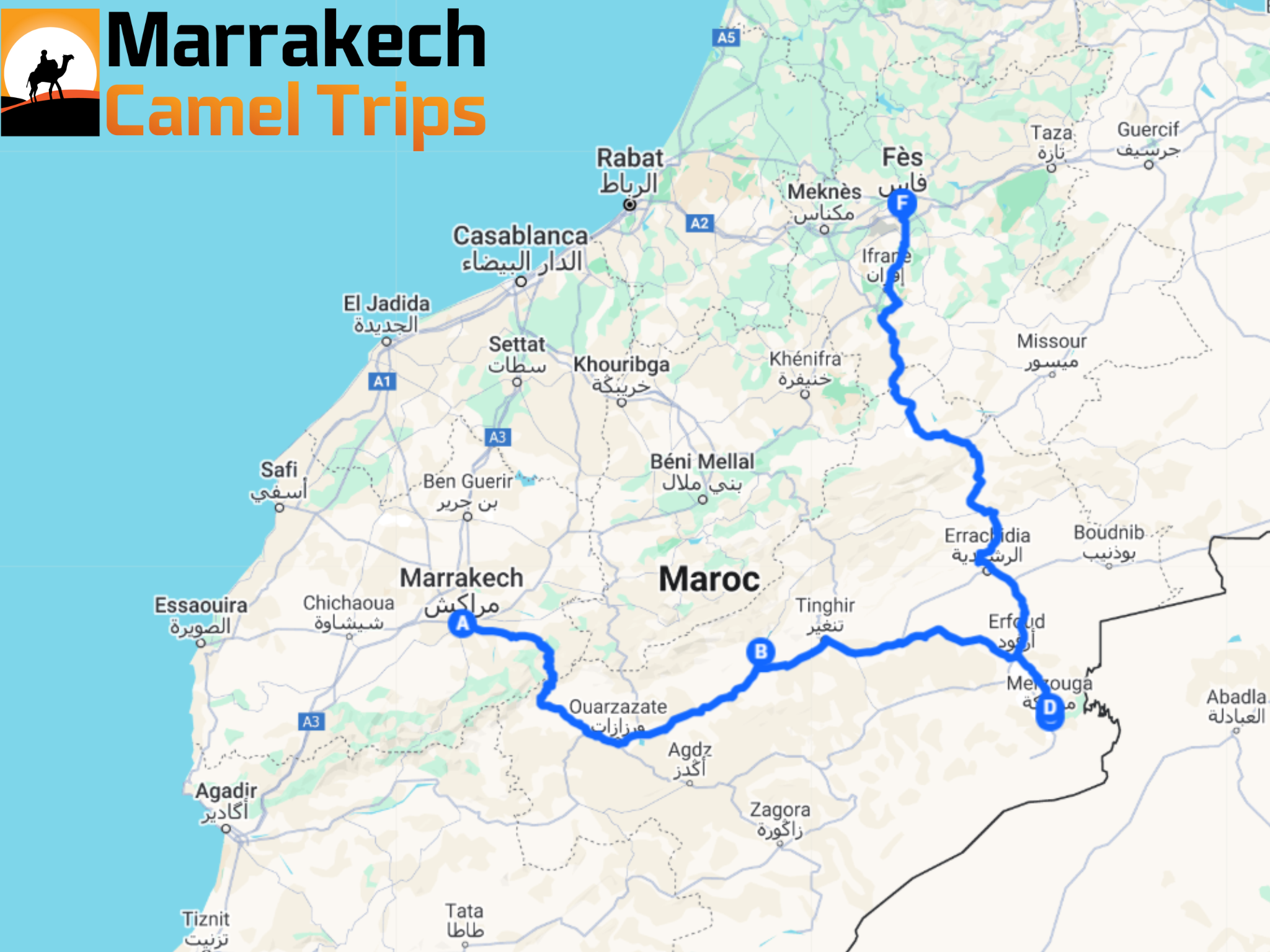 7 days tour from Marrakech